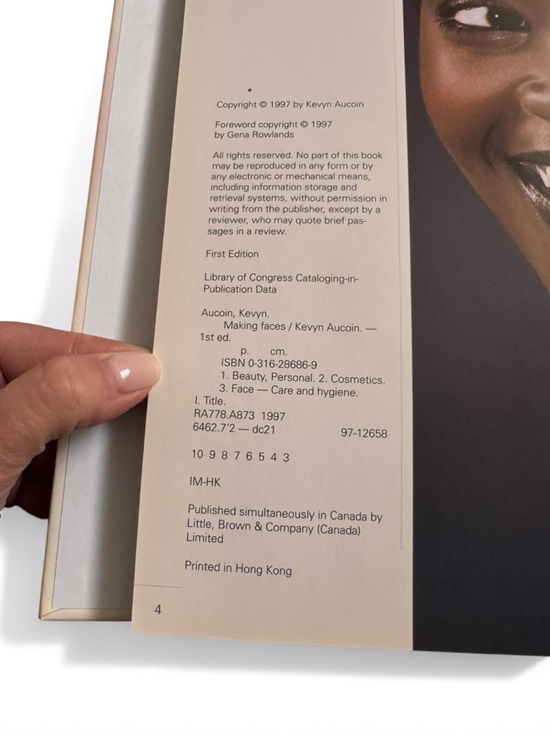 Kevyn Aucoin Making Faces Hard Cover Coffee Table Book First Edition - Picture 13 of 14